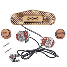 Three-String Cigar Box Pickup Pre-Wired Stringed Instrument Part Durable