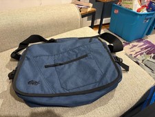 Blue laptop, messenger bag in excellent condition Great for work, college, etc.