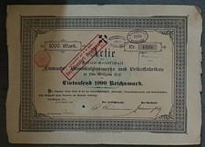 Actien-Gesellschaft "Eintracht"  Braunkohlenwerke und Briketfabriken 1905 1000 M