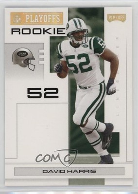 2007 Playoff NFL Playoffs Rookie Gold 5/299 David Harris #165 Rookie RC n1u