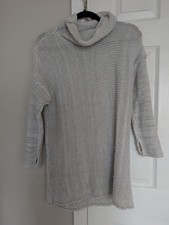 Grey Knit Dress, mid-length, Small, Gently Used!