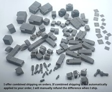 HO Scale Air Conditioners and Ductwork Lot Unpainted Duct 95pcs