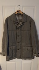 Aquascutum Quilted Jacket Coat Size 44 Fit  XL Made In England