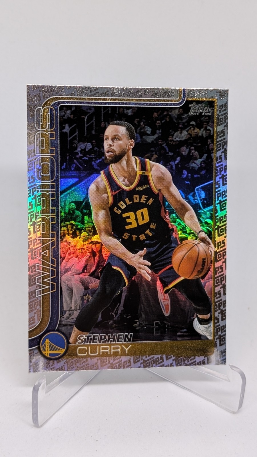 2025-26 Topps Flagship Stephen Curry #135 Topps Foil Pattern Fanatics