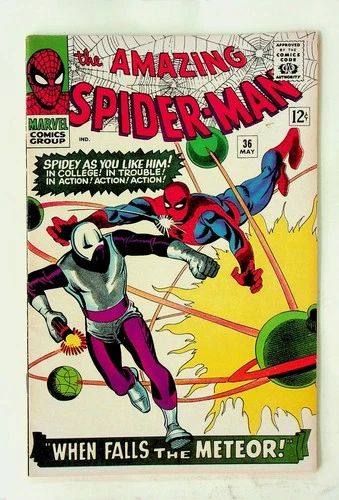 The Amazing Spider-Man #36 Marvel Looter 1965 Silver Age