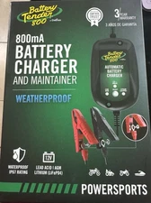 800mA 12V Weatherproof Battery Tending Battery Charger and Maintainerm Automatic