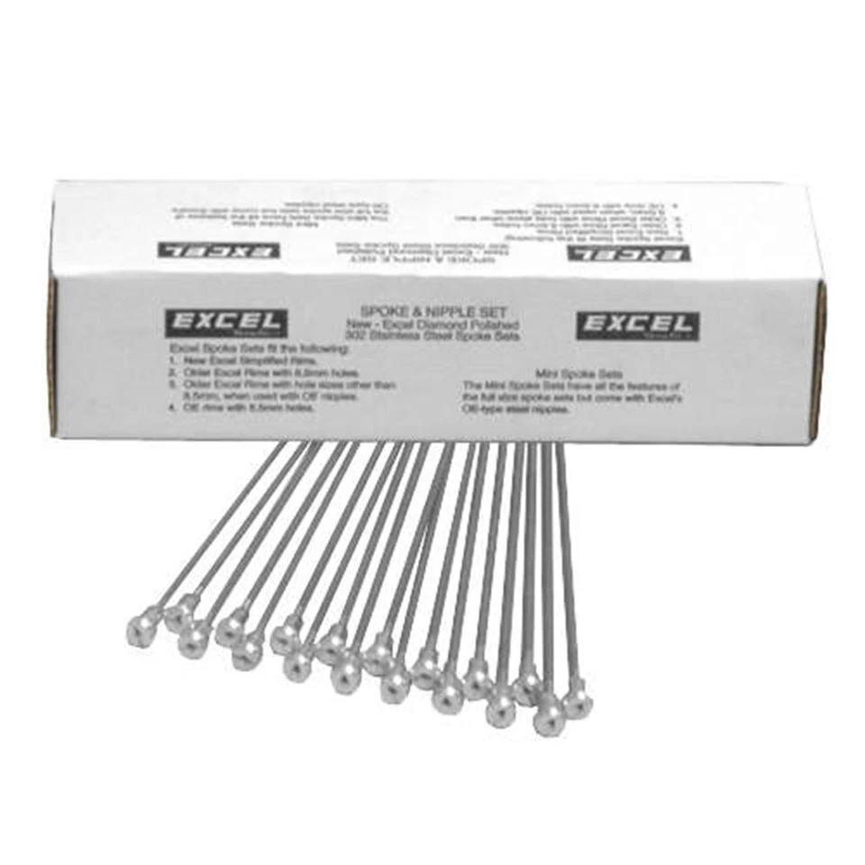 Juego de radios Excel Rim Excel 19X2,15" - Juego de 36 - XS8-41197 Foto 2 de 4