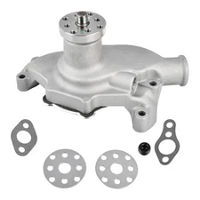 For SBC Small Block Chevy 283 305 327 350 400 Satin High Volume Short Water Pump