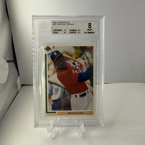 Michael Jordan 1991 Upper Deck #SP1 RC Baseball Card BGS 8 (7.5, 9.5, 9.5, 8.5)
