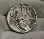 1983 1 oz .999 Silver Round Virgo Tentex