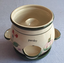 Indoor Herb Plant Pot with Drainage and 4 side grow pockets Herb Garden Planter