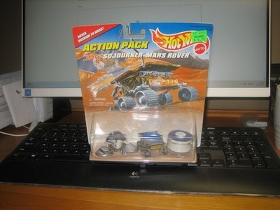 Hot Wheels 1996 JPL Sojourner Mars Rover Pathfinder Action Pack NASA SEALED