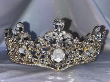 Tiara Crystal Rhinestone Crown Hair Accessories for Women