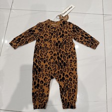 Mini Rodini Leopard Baby Jumpsuit 3-6 Months