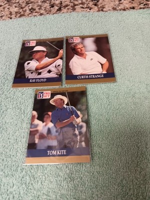 CURTIS STRANGE-TOM KITE-RAY FLOYD 1990 PRO SET GOLF