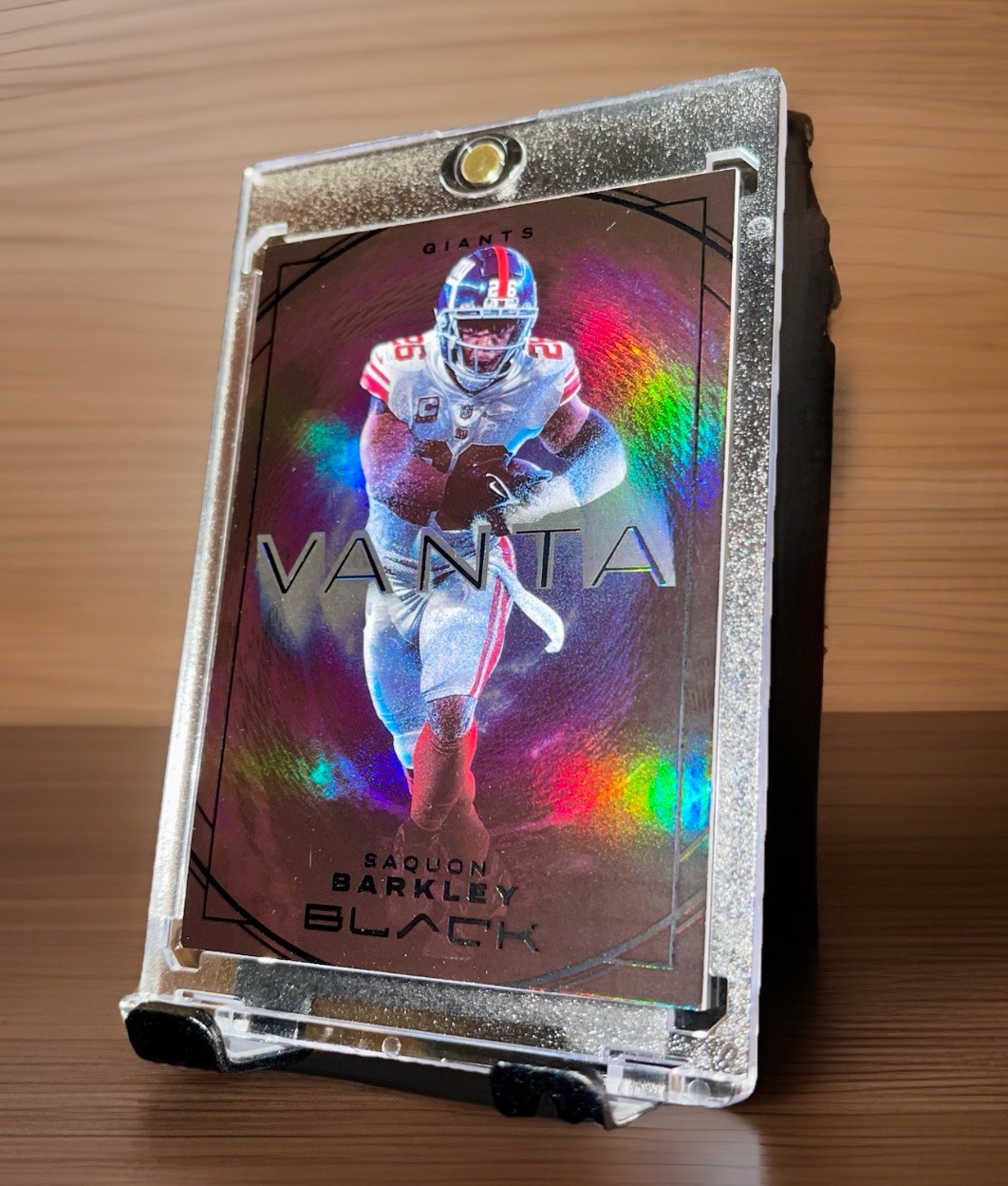 2023 Panini Black Vanta Saquon Barkley New York Giants NFL Insert VA-7