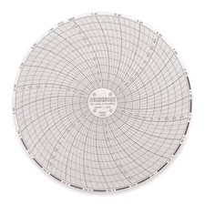 Dickson C652 Circular Chart, 6 In, -50 To 50, 24 Hr, Pk60