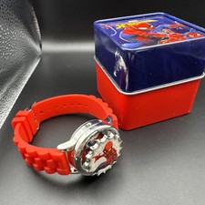 Spider Man Kids Watch Red Rubber Strap - Marvel