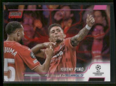 2021-22 Stadium Club Chrome #51 Yeremy Pino Pink/Red Electric