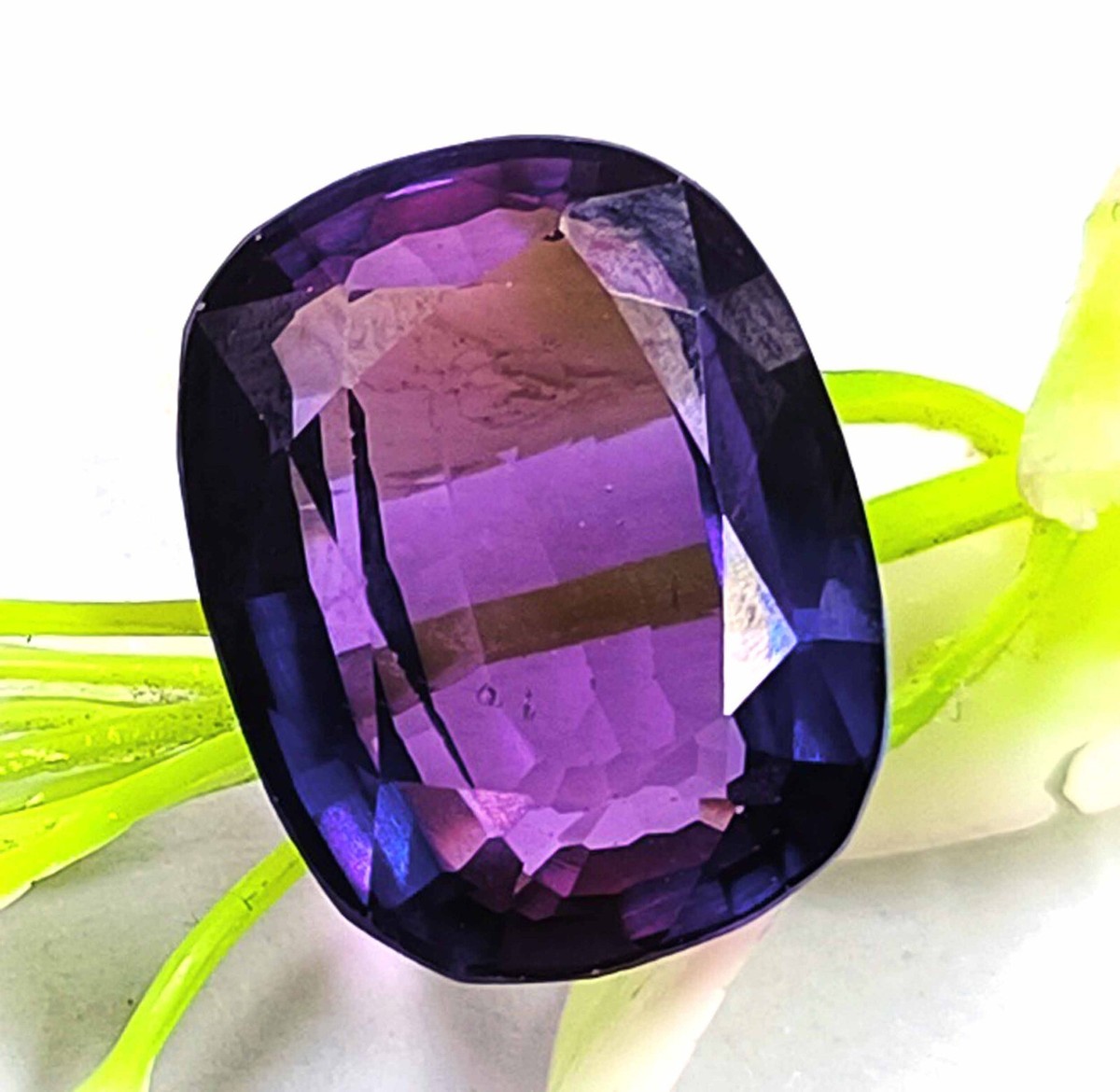 Cushion Shape 11.40 Ct Natural IGL Purple Alexandrite Loose