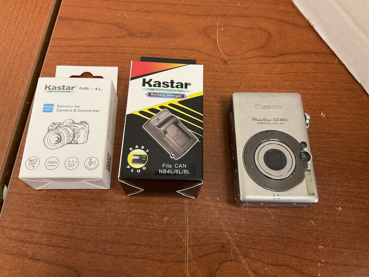 Canon PowerShot SD400 5.0MP Digital Camera W/BATTER & CHARGER | eBay