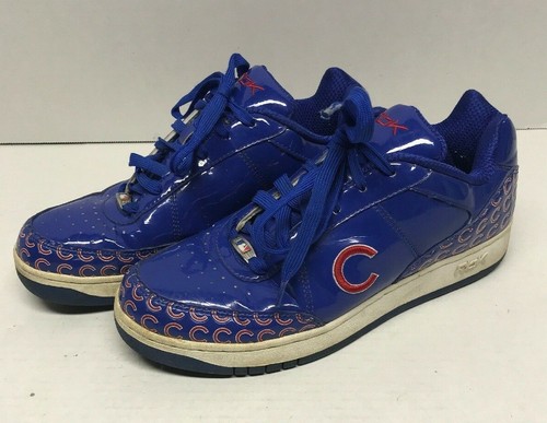 SELTENE AUTHENTISCHE RBK CHICAGO CUBS TENNISSCHUHE GRÖSSE 11 US 10 UK BASEBALL LOGO