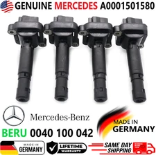 GENUINE Mercedes-Benz x4 Ignition Coils For 2003-2005 Mercedes-Benz C230 1.8L I4