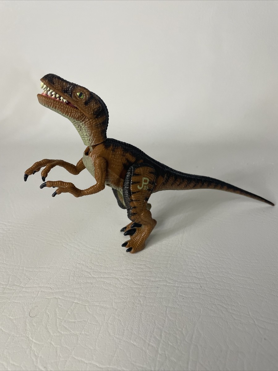 Vtg 1993 Jurassic Park Velociraptor Dinosaur Strike Toy Jaws
