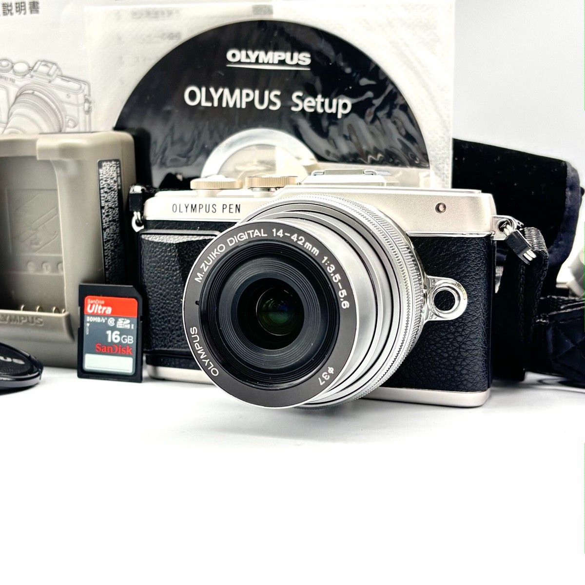 良品 Olympus PEN Lite E-PL7 lens14-42mm Amazon.com : Olympus PEN Lite E-PL7 (White) with 14-42mm F3