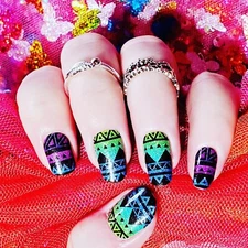 Color  Nail Polish Strips  ZE0238. Please Read Description Below