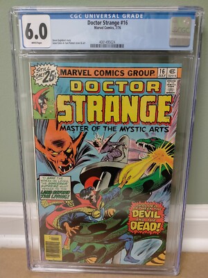 DOCTOR STRANGE #16 CGC 6.0 ''MASTER OF THE MYSTIC ARTS'' 1976 ''Marvel Comics''  