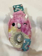 Squishmallows Slippers Trinity the Pink Dino Kids Size 13/1 Shoes