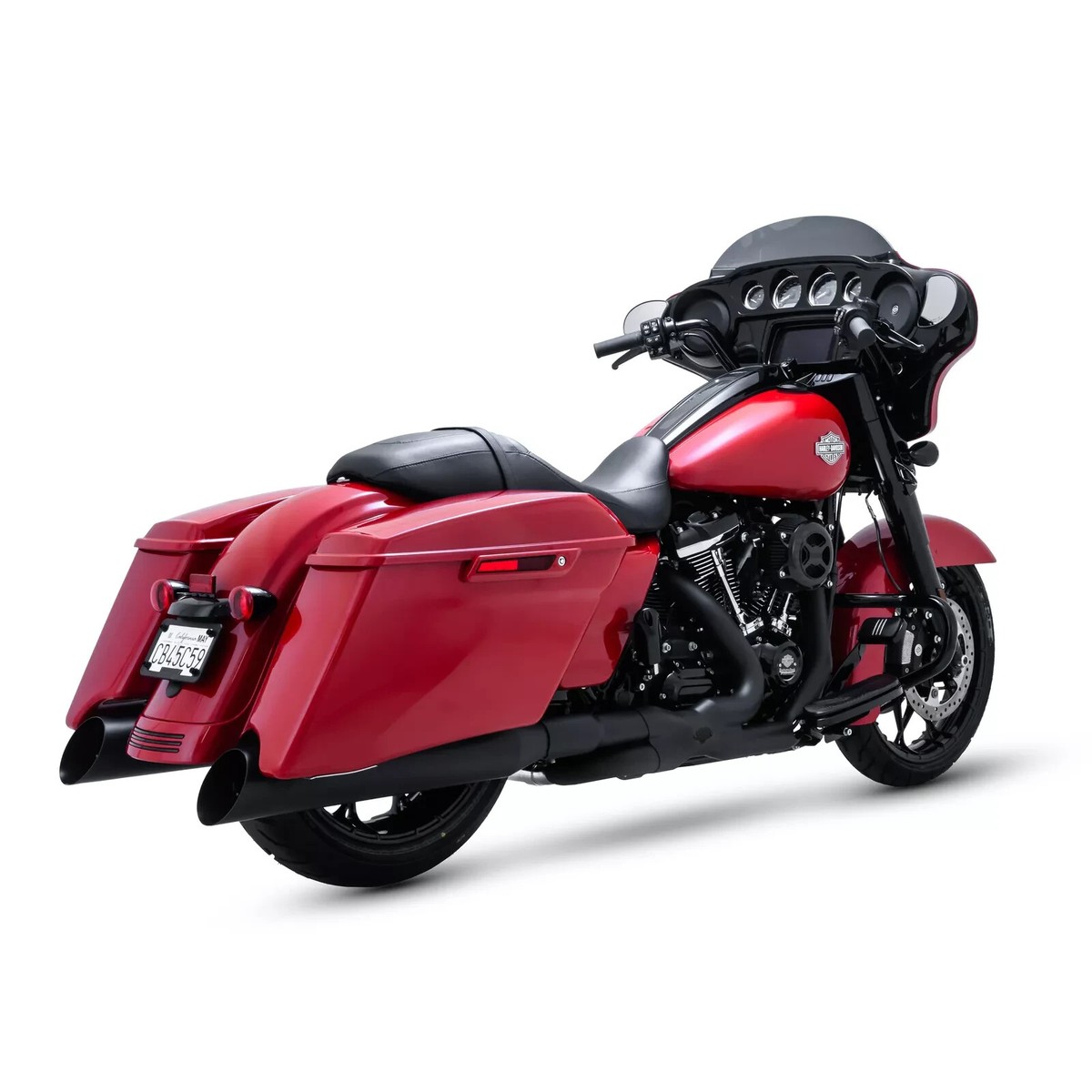 Vance & Hines 46371 Black Power Duals Header System 2017-24 M8