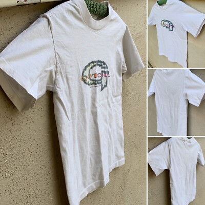 Vintage GOTCHA T Shirt c 1991 Neon 90s Beach Surf Graphic