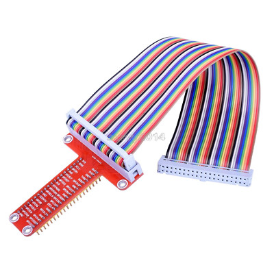 T-Shaped Breakout Expansion Board + 40Pin GPIO Cable for Raspberry Pi B+ Pi 2