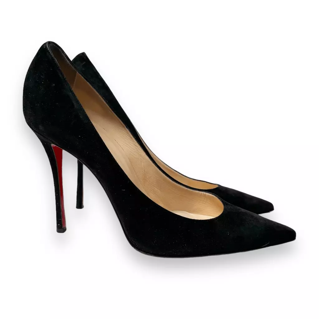 Christian Louboutin Black Kate 100 Pump Size 40.5 (Fits U.S. Size