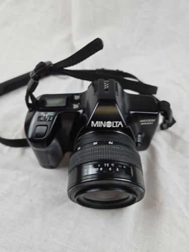 Minolta Maxxum 3000i 35mm SLR Film Camera W/QUANTARAY ASPHERICAL Camera LENS MX - Picture 2 of 5