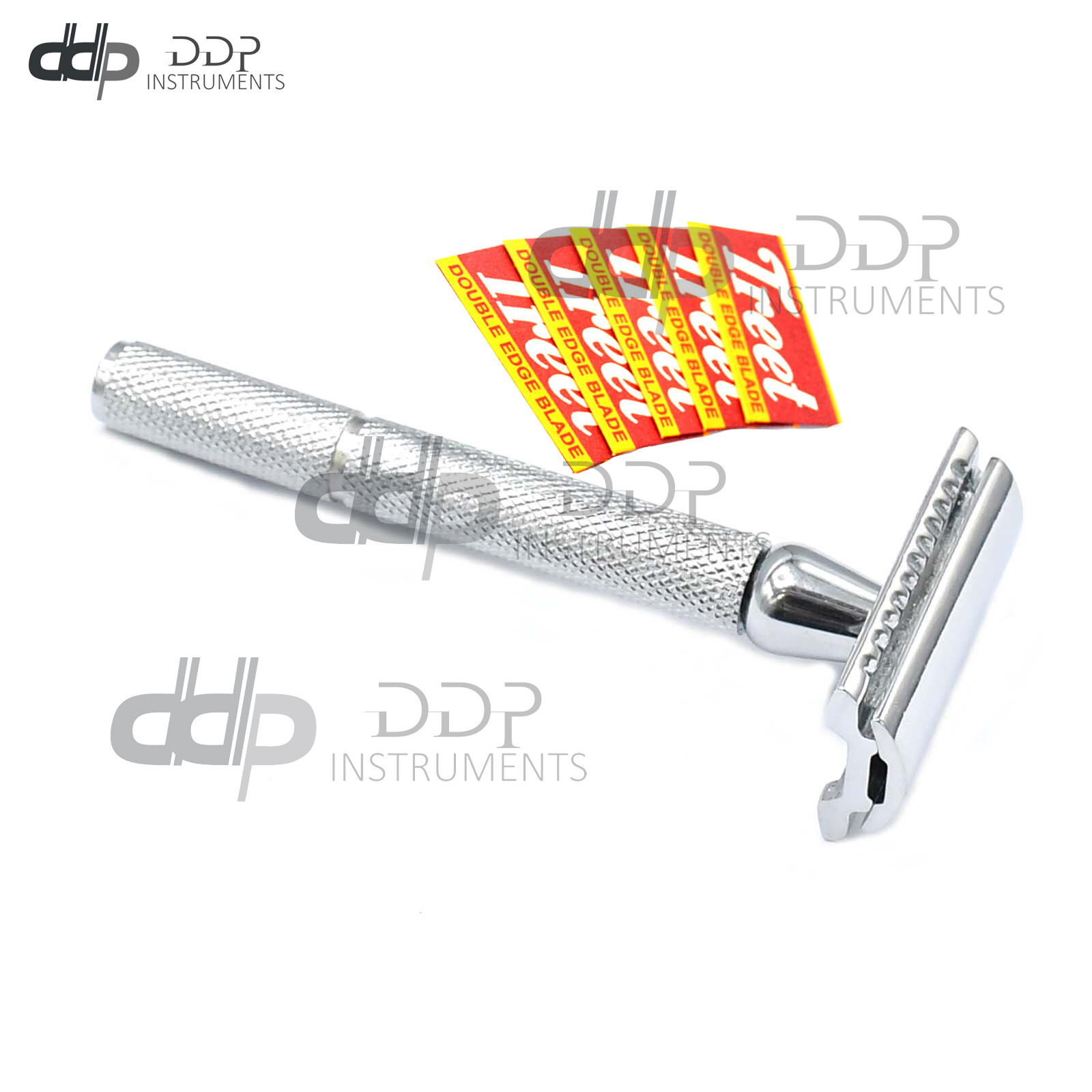 Men's Traditional Classic Double Edge Shaving Safety Razor Shaver+ Blade BTS-312