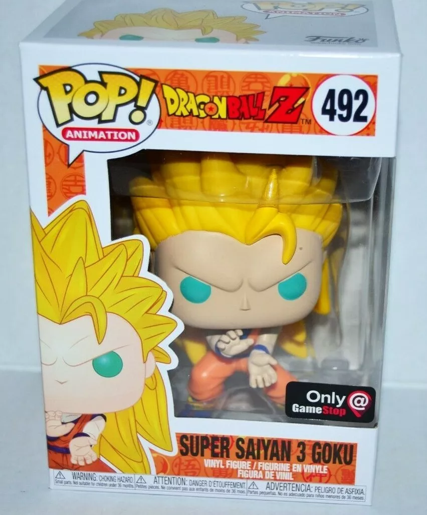 Boneco Funko Pop Dragon Ball Super Saiyan 3 Goku ATC 492 - Início