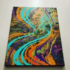 Graffiti Abstract Painting - Wild Designs - 16 X 20 Inches - Original 1 Of 1