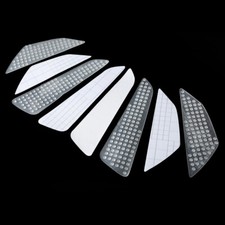 Motorcycle Fuel Tank Traction Side Pad Decal Knee Grip Protector Sticker Clear