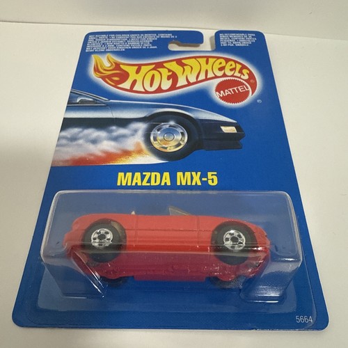 Hot Wheels MAZDA MX-5 MIATA - 1991 BLUE CARD International No # (US #116) 5664 - Picture 2 of 5