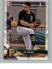 2018 Bowman Draft Joe Jacques BD-24 Pittsburgh Pirates