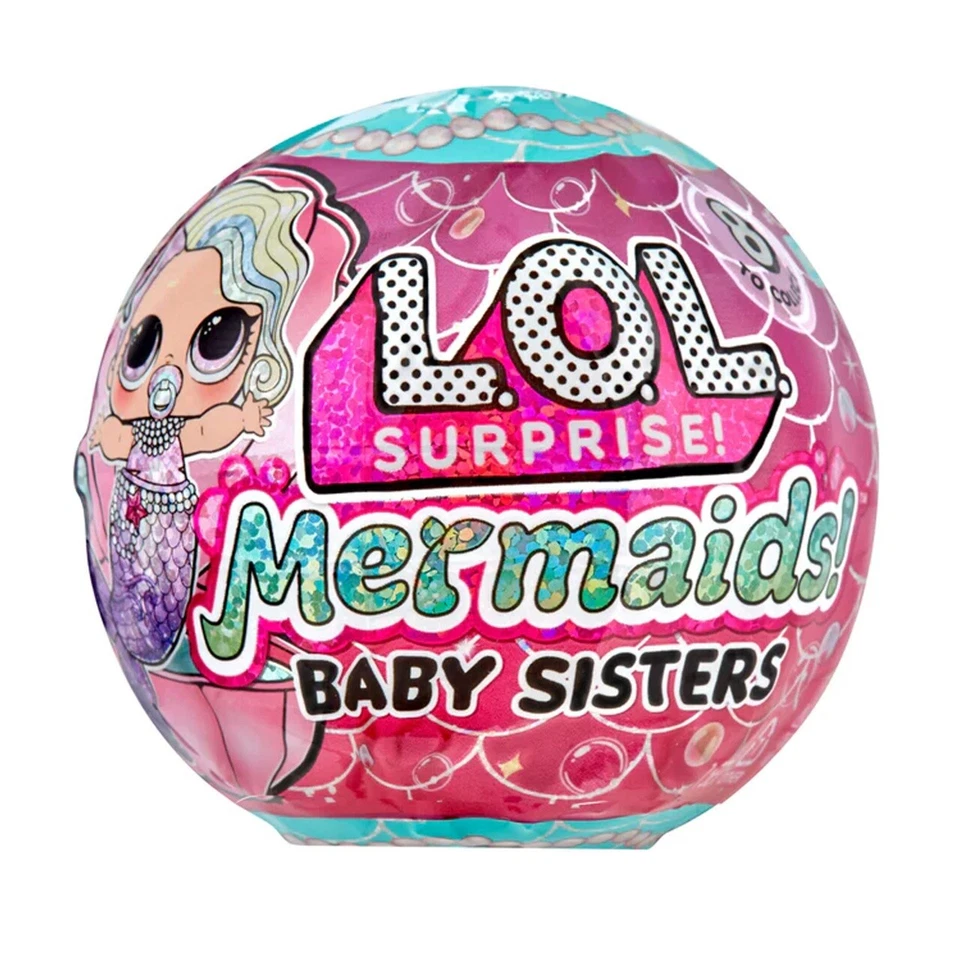 MGA L.O.L SURPRISE MERMAIDS! BABY SISTERS WITH COLOR CHANGE TAILS NEU OVP