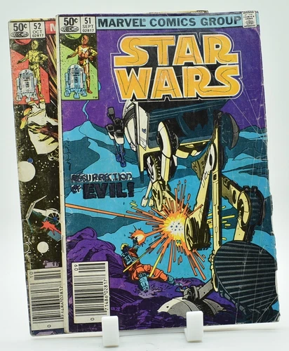 Star Wars #51, 52 - MARVEL COMICS, 1981, Lot of 2