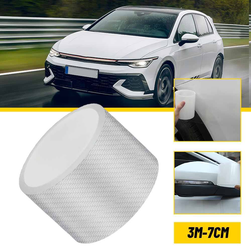 2.7in Sticker Transparent DIY Door Sill Protector Edge Guard Strip Film Decal