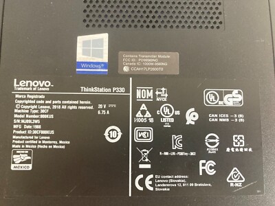 LENOVO ThinkStation P330 Tiny i9-9900T & up to 64GB RAM & 2TB SSD