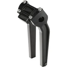 THRASHIN TSC-9500-1 Black 9.5" Pull Back Handlebar Riser w Gauge Cutout