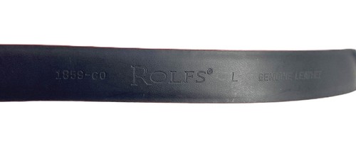 NWOT Woman’s ROLFS 1859-60 Red Full Grain Leather Belt, Silver Buckle - Sz L - Picture 4 of 4