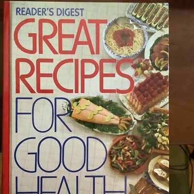 Vintage 1988 Reader's Digest Great Recipes Cookbook Cook Book